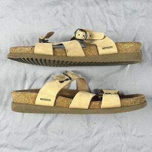 Mephisto Hannel Women’s Size 10.5 Leather Buckle Strap Sandals Size EU 41